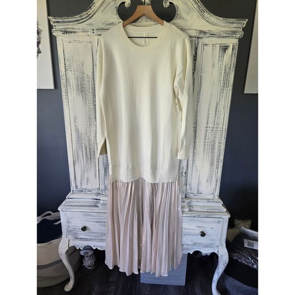 NWT Anthropologie Pleated Twofer Sweater Dress - Medium - Picture 5 of 5